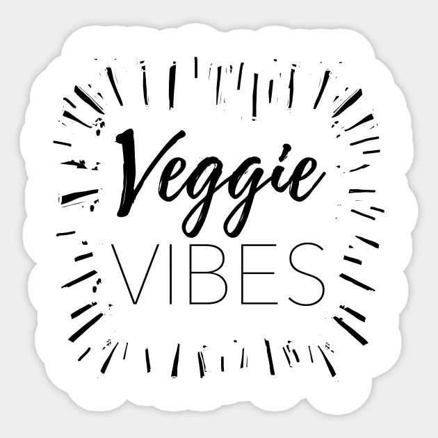 Veggie Vibes Sticker by IllustratedActivist